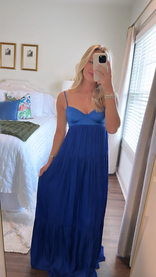 Sutton Dress- Blue