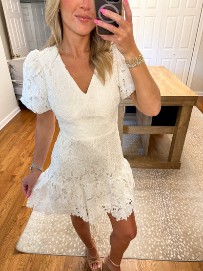 Blair Mini Dress- White