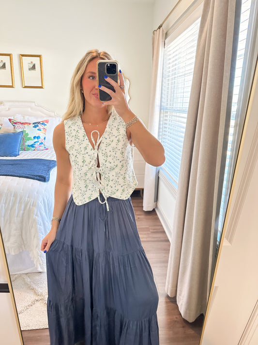 Daisy Tie Vest