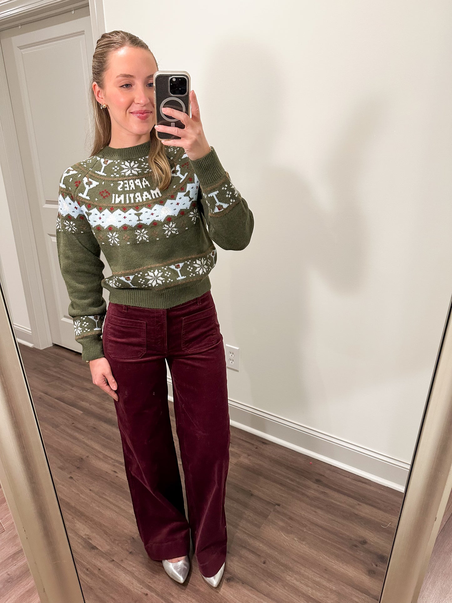 Apres Martini Sweater- Olive