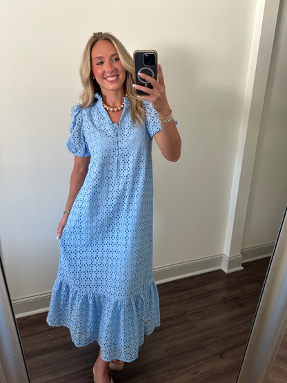 Emmerson Maxi Dress- Blue