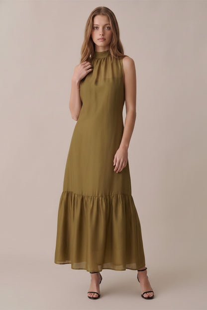 Alessandra Maxi Dress- Olive