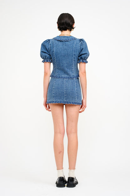 Jaelynn Medium Wash Top