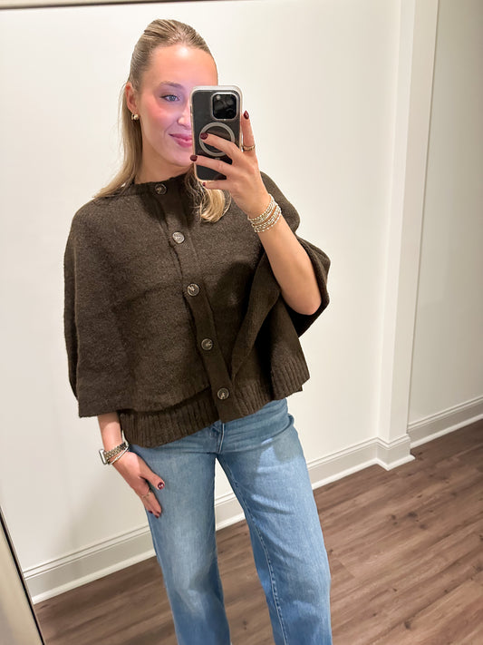 Cape Sweater- Espresso