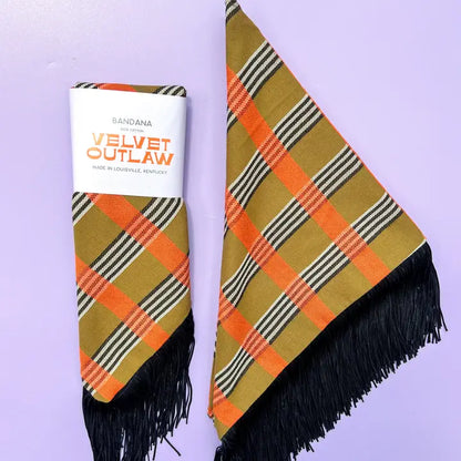 Fall Fringe Bandana- Black