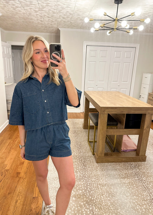 Melody Denim Set