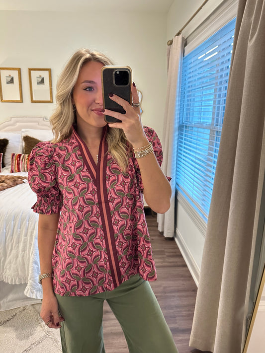 Sena Top- Wine