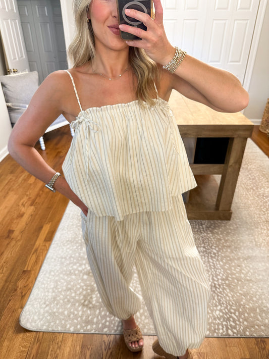 Holland Jumpsuit- Cream