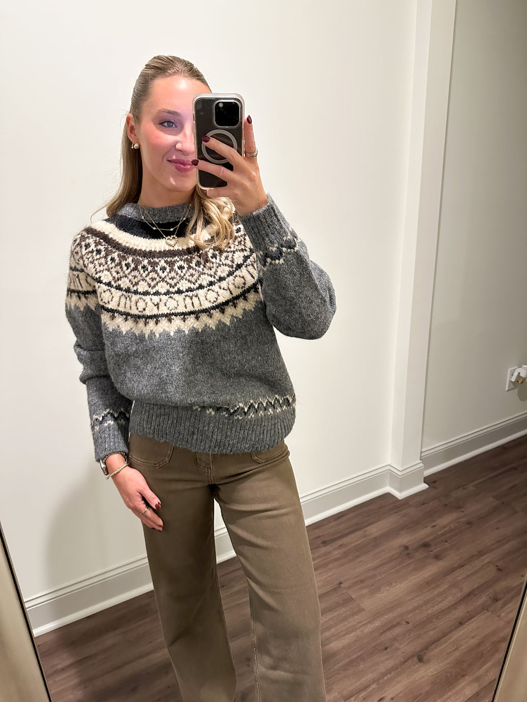 Nordic Sweater- Grey