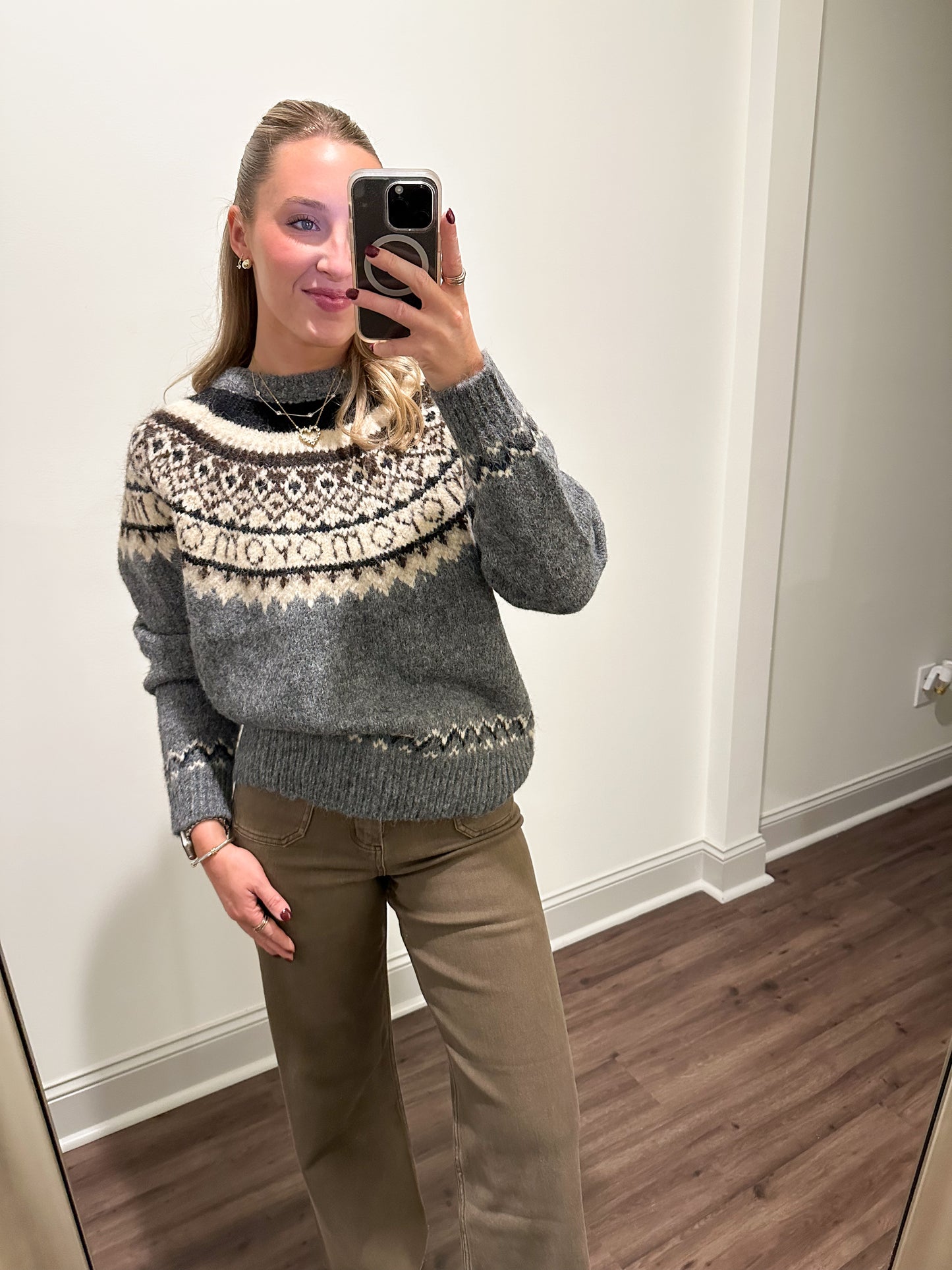 Nordic Sweater- Grey