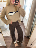 Super High Rise Barrel Jeans- Toast
