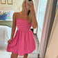 Pearl Mini Dress- Pink