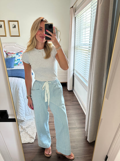 Coastal Lines Striped Pants