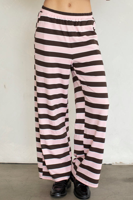 Sheila Pants- Pink/Brown