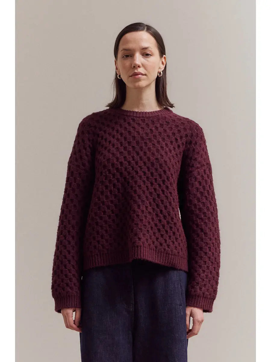 Plum Knit Sweater