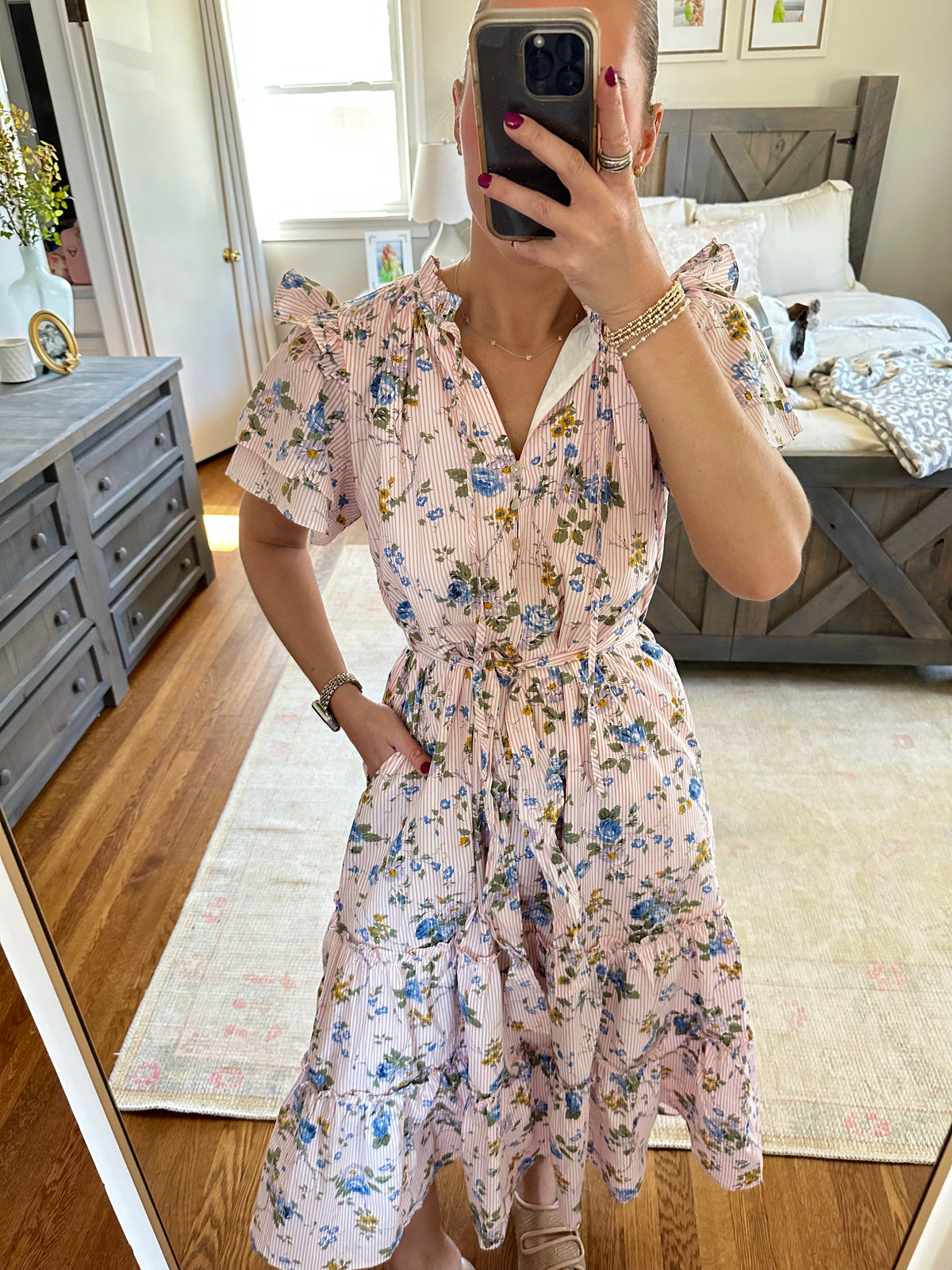 Nia Dress- Coral