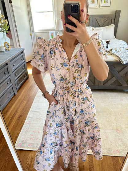 Nia Dress- Coral