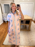 Ciera Midi Dress- Blush