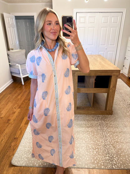 Ciera Midi Dress- Blush