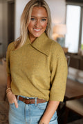 Kit Sweater Top- Citron