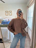 Winnie Sweater- Mocha