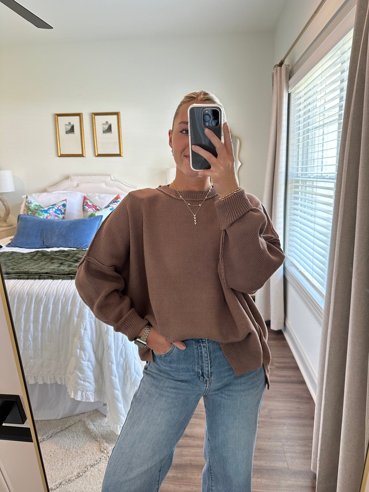 Winnie Sweater- Mocha