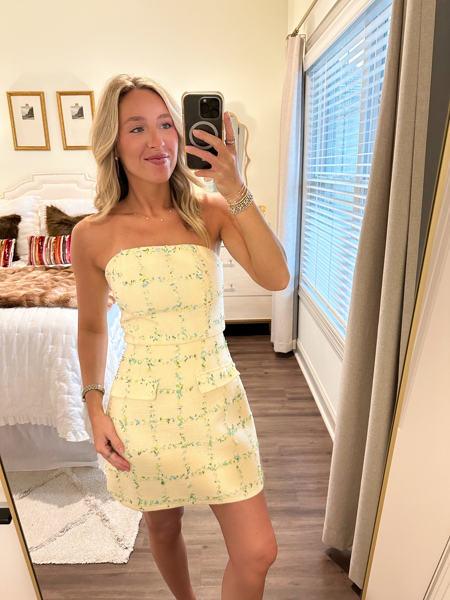 Collins Mini Dress- Butter Yellow