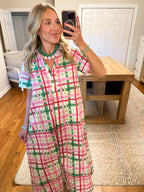 The Rosalie Maxi- Pink/Green