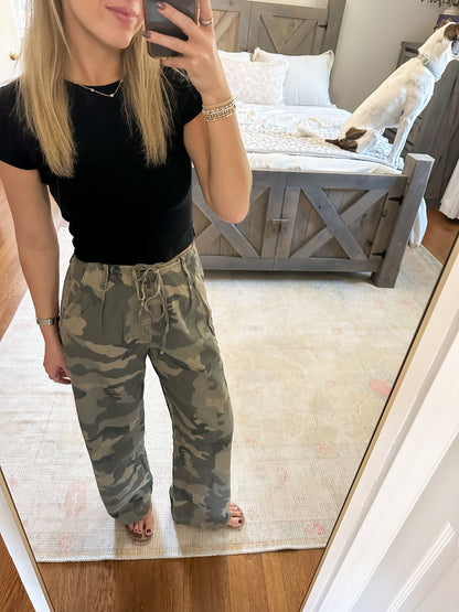 Camo Tie Pants
