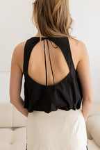 Luca Bubble Top- Black