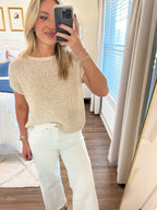 Isla Crochet Top- Natural