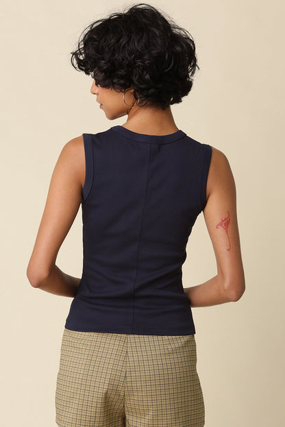 Kenny V-Neck Fitted Tank
