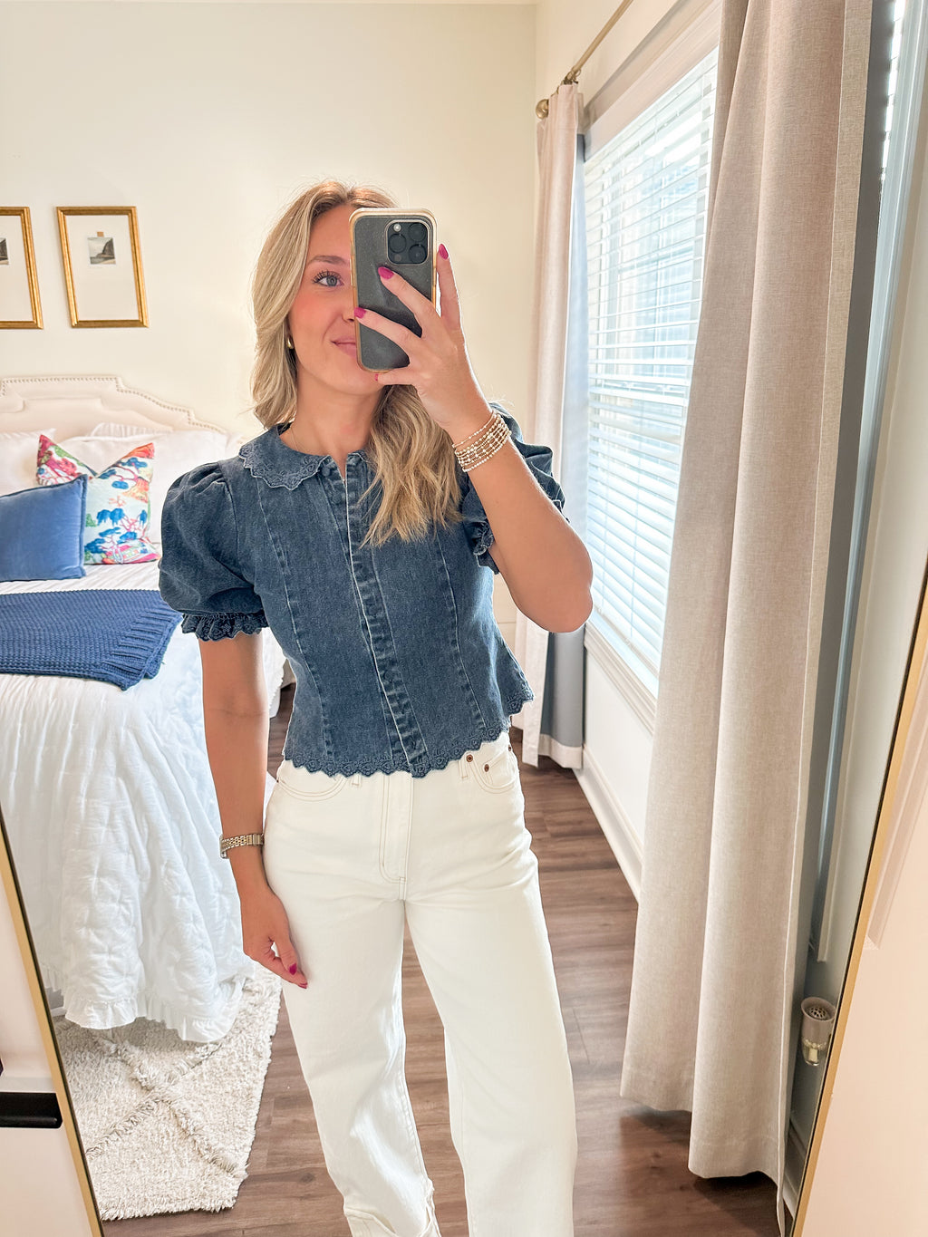 Jaelynn Medium Wash Top