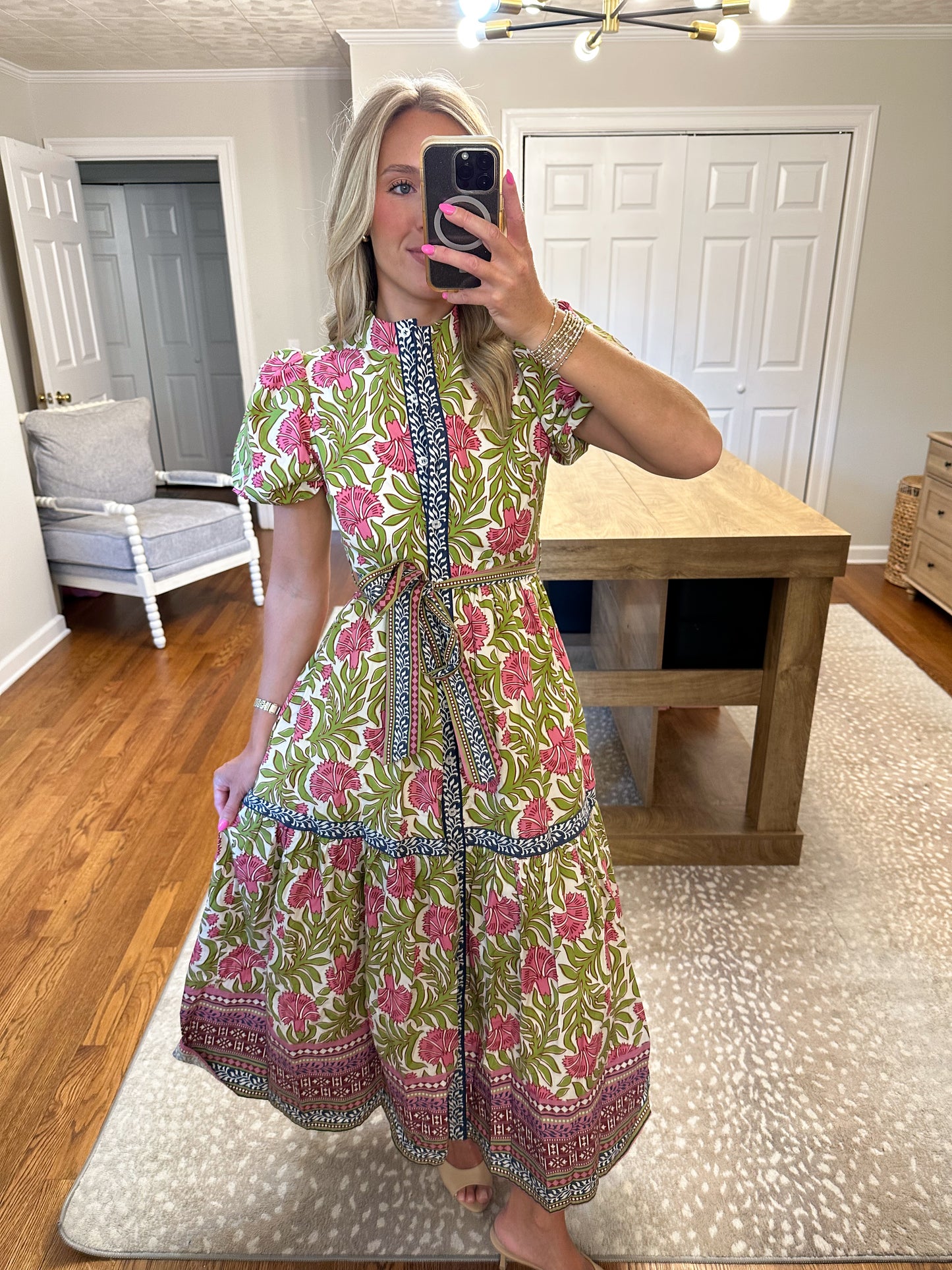 Adelaide Maxi Dress- Green