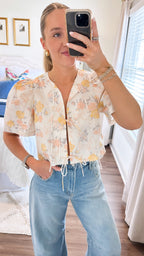 Vintage Floral Top