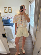 Poppy Shorts- Ecru