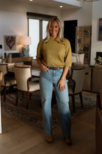 Kit Sweater Top- Citron