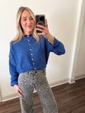 Piper Mini Stripe- Royal Blue