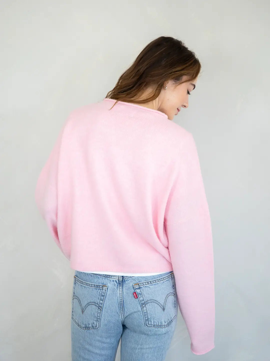 Piper Cardigan- Baby Pink