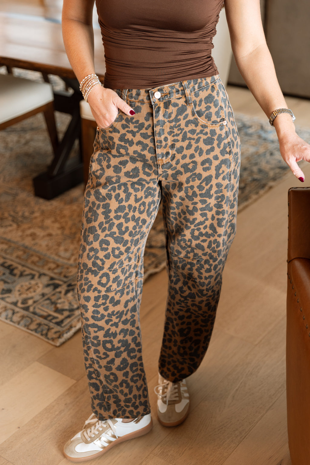 Billy Leopard Pants