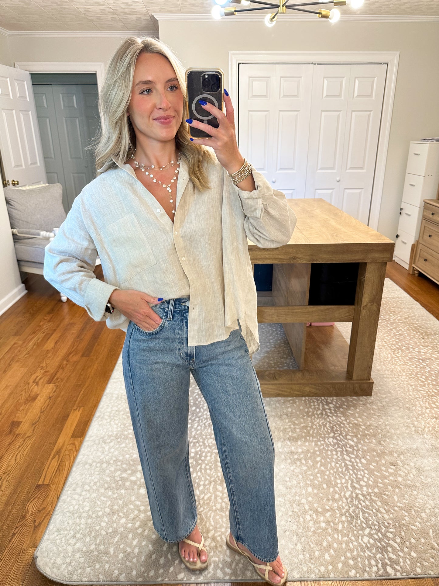 Barrel Jean Twist- Medium Denim