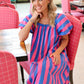 Sweet Stripes Maxi- Pink/Blue