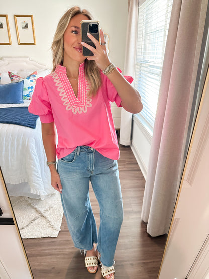 Bella Top- Pink
