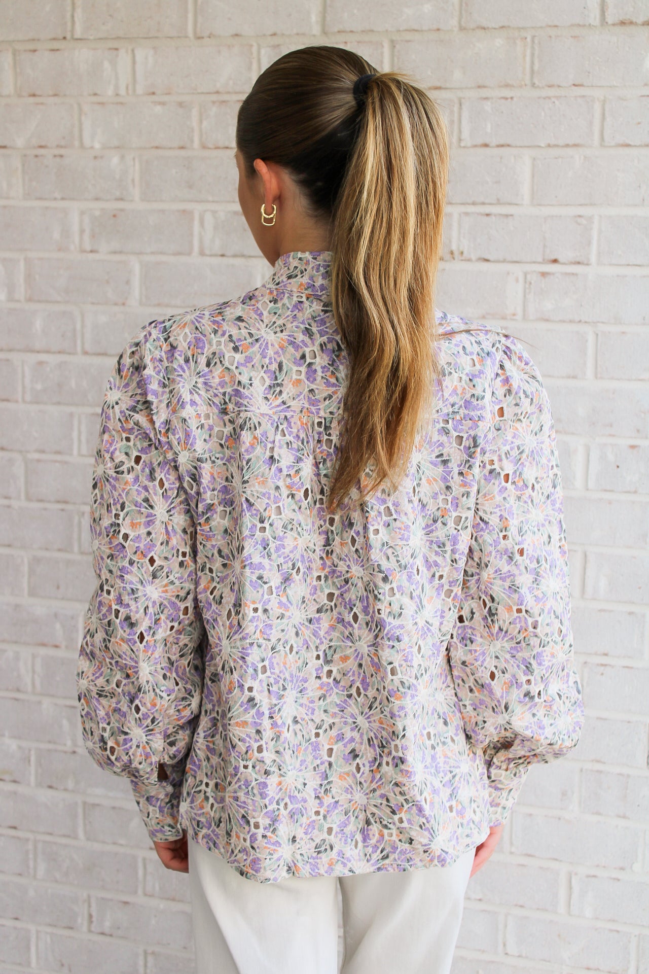 Lavender Multi Blouse