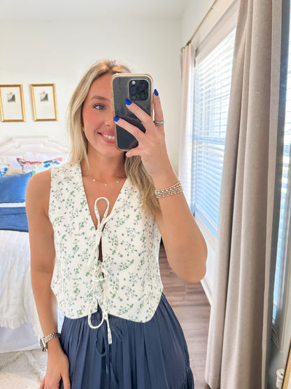 Daisy Tie Vest