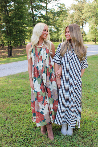 Gwendolyn Midi Dress- Teal