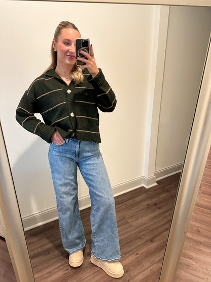 Hunter Stripe Cardigan