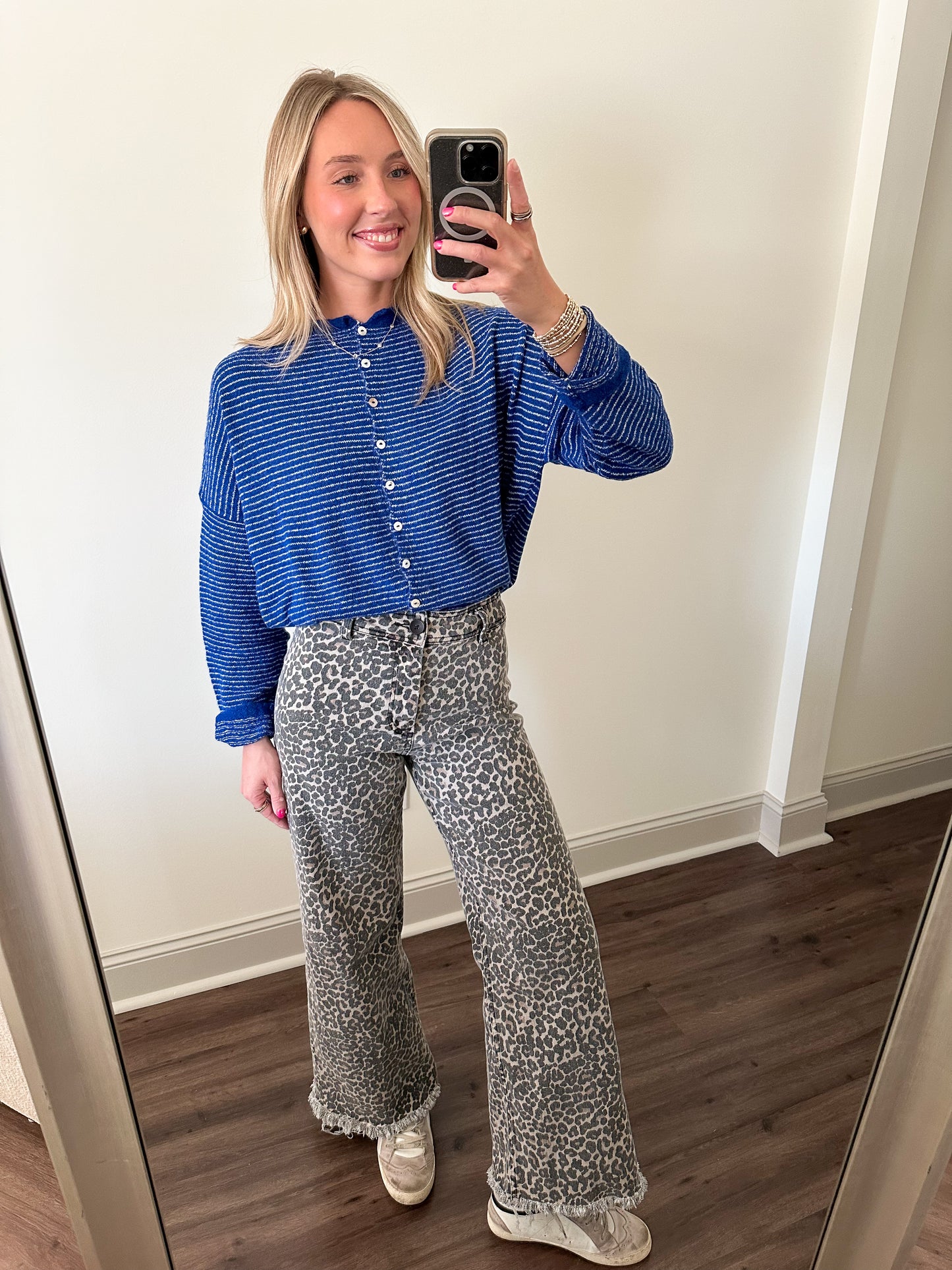 Piper Mini Stripe- Royal Blue