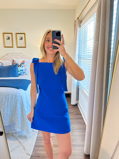 Lara Mini Dress- Royal