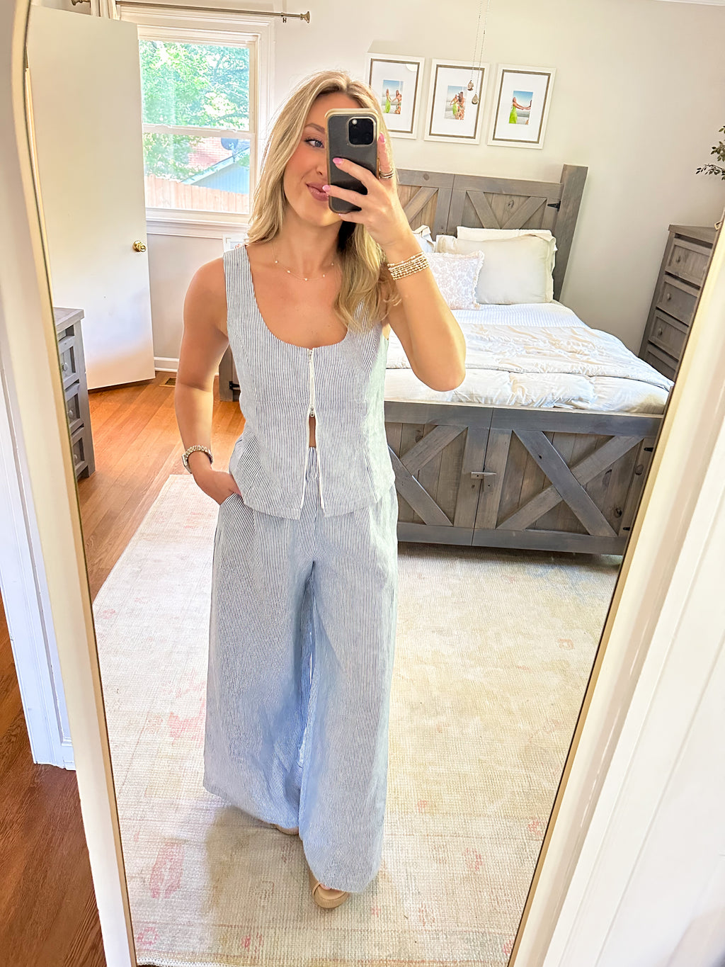 Kenny Flare Pant- Denim